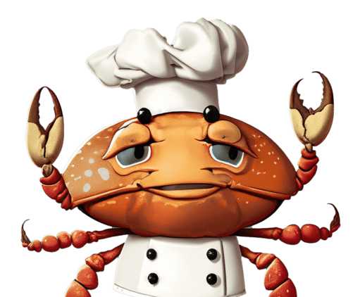 crab is dressed as a chef 71790 min 1